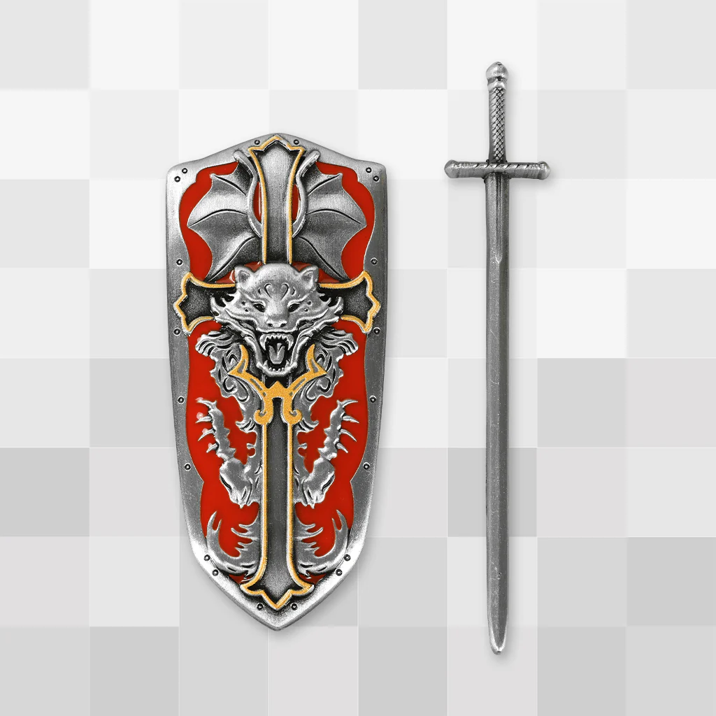 Alucard Shield & Sword Pin Set