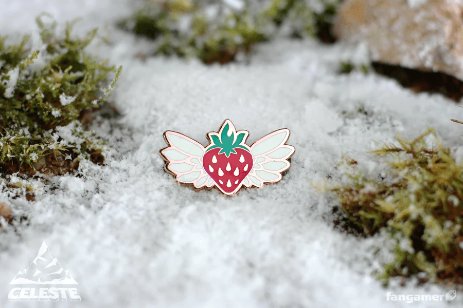 Flying Strawberry Pin - Image 4