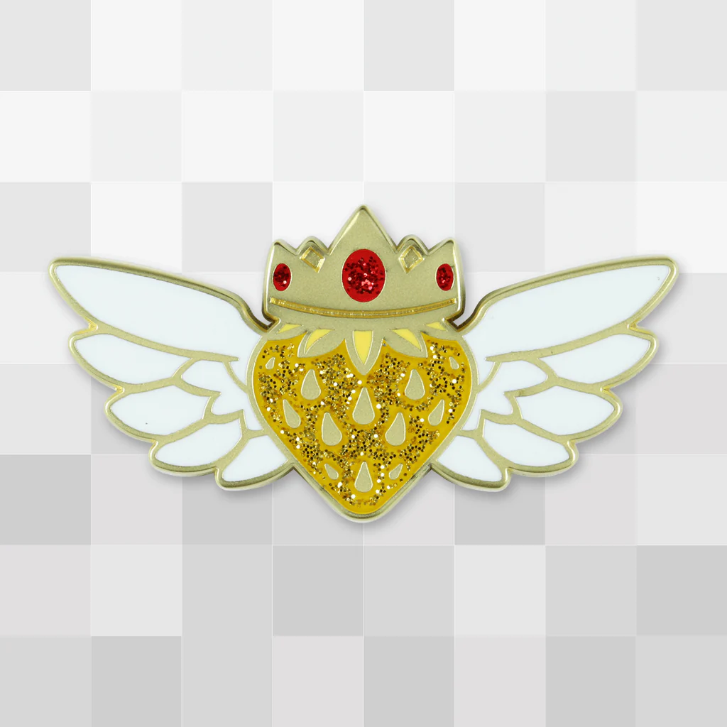 Golden Strawberry Pin
