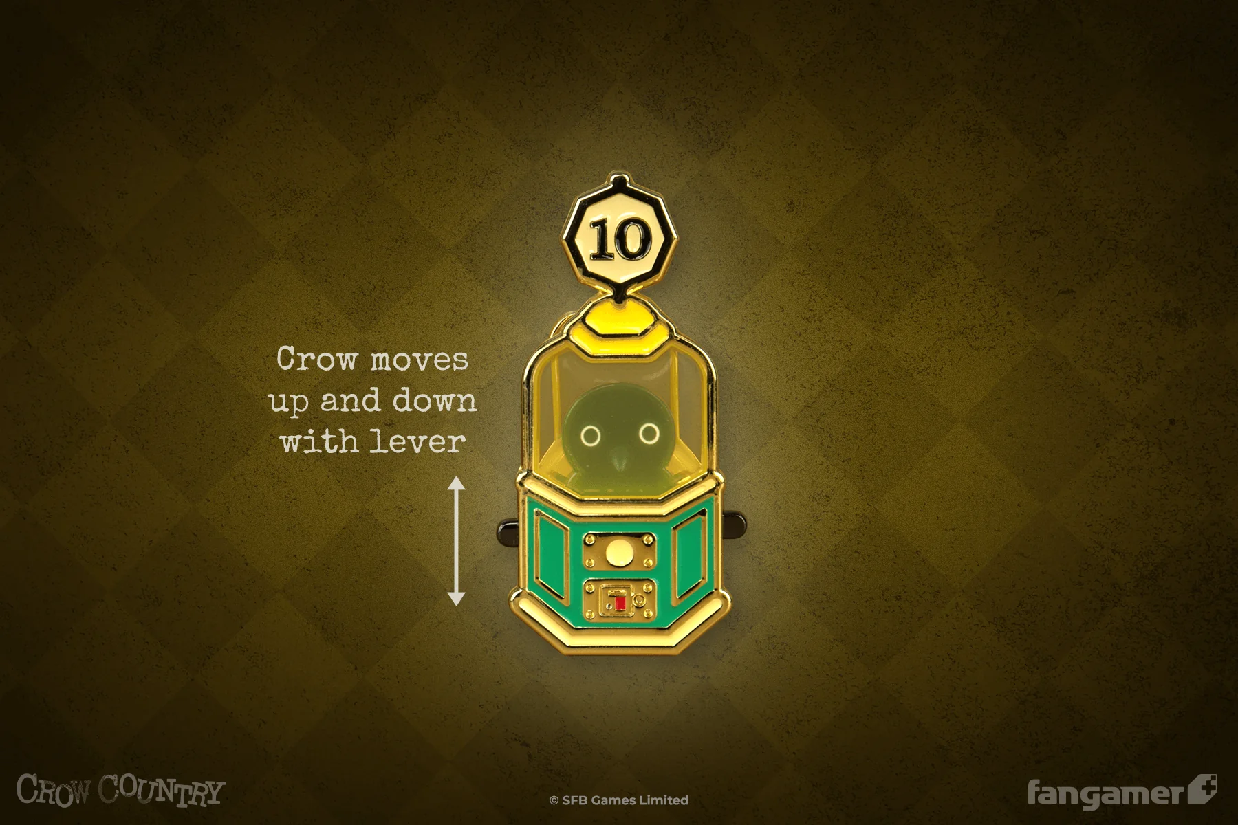 Fortune Teller Crow Sliding Pin - Image 4