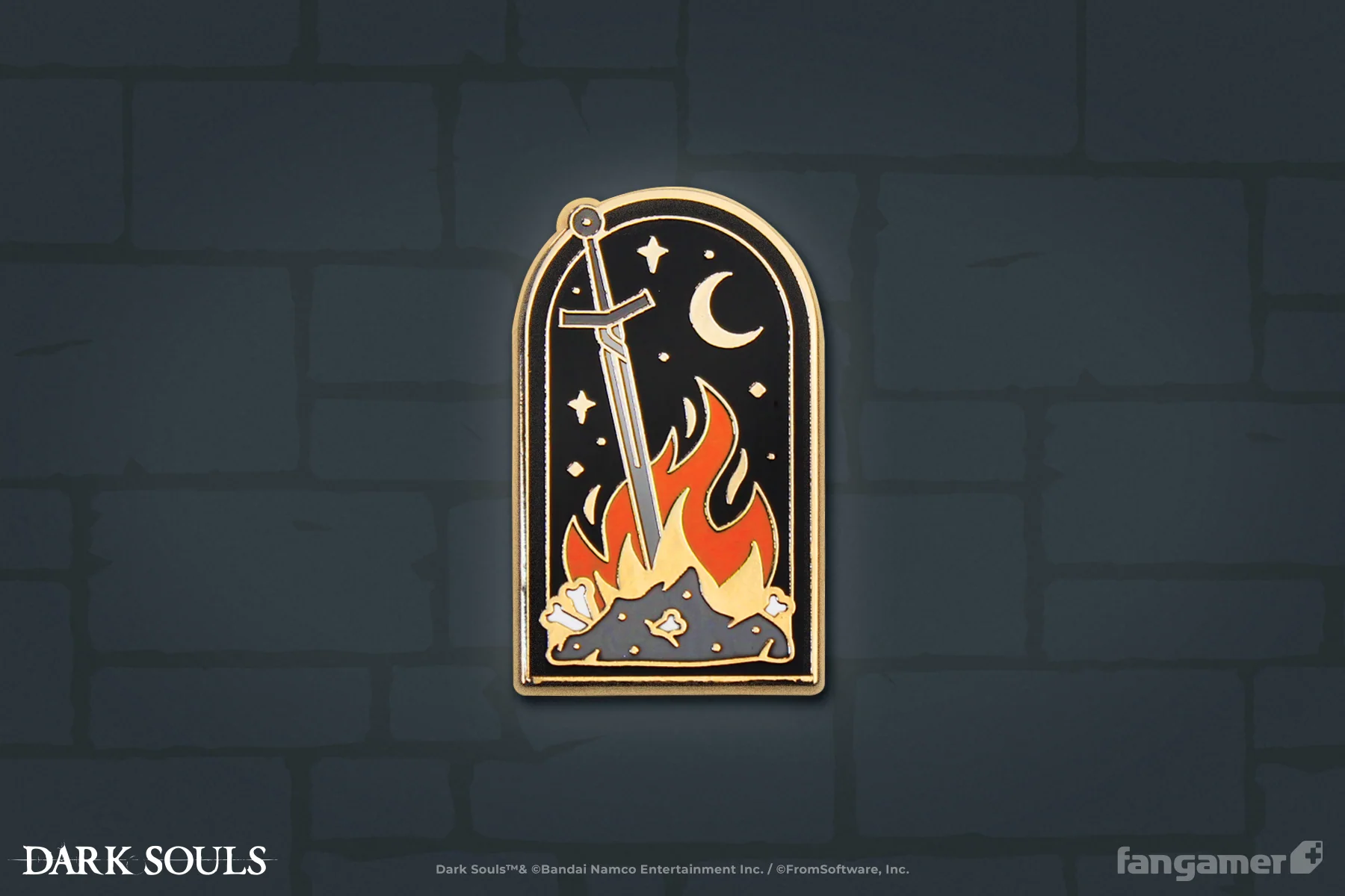 Bonfire Enamel Pin - Image 3