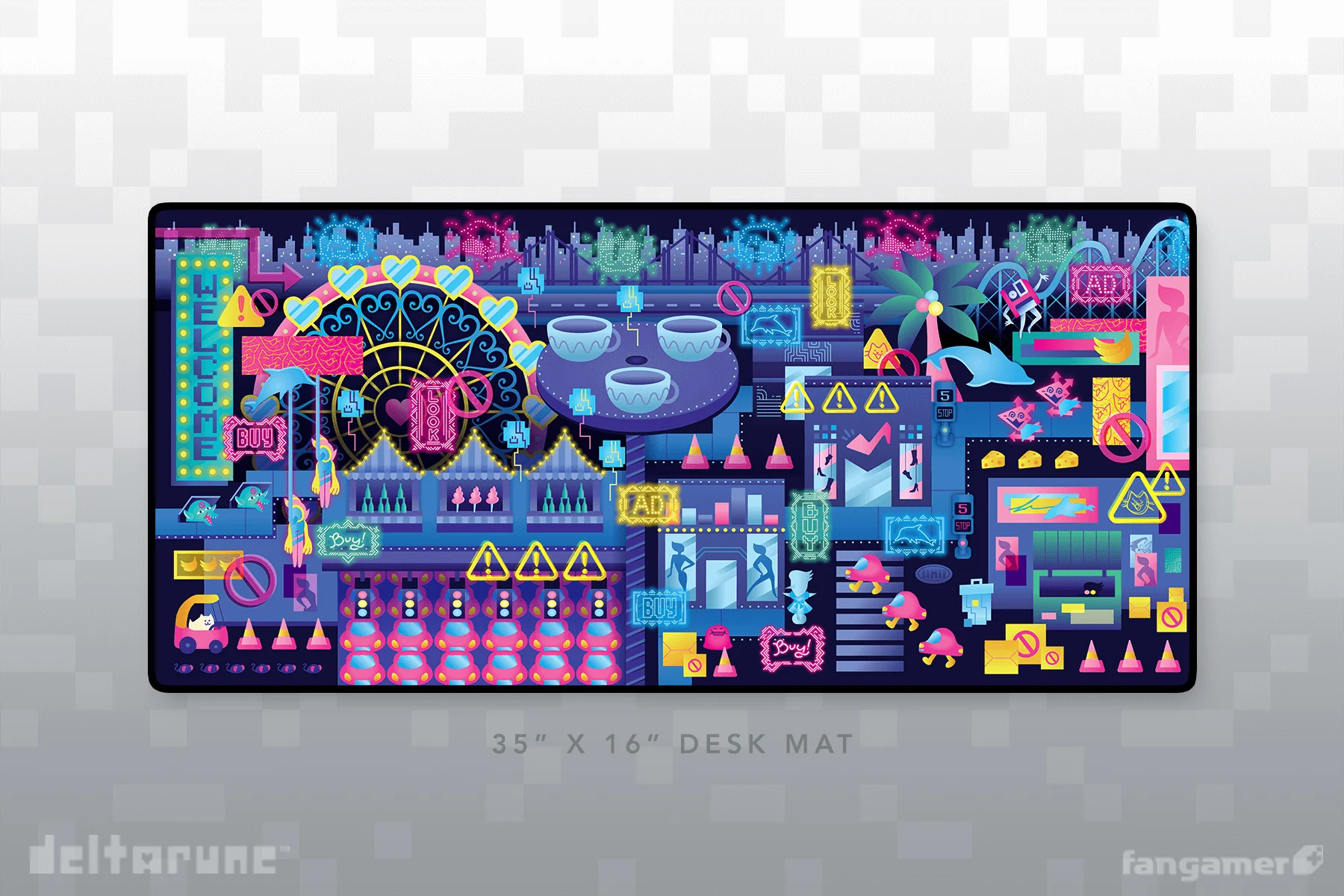 Cyber City Desk Mat - Image 3