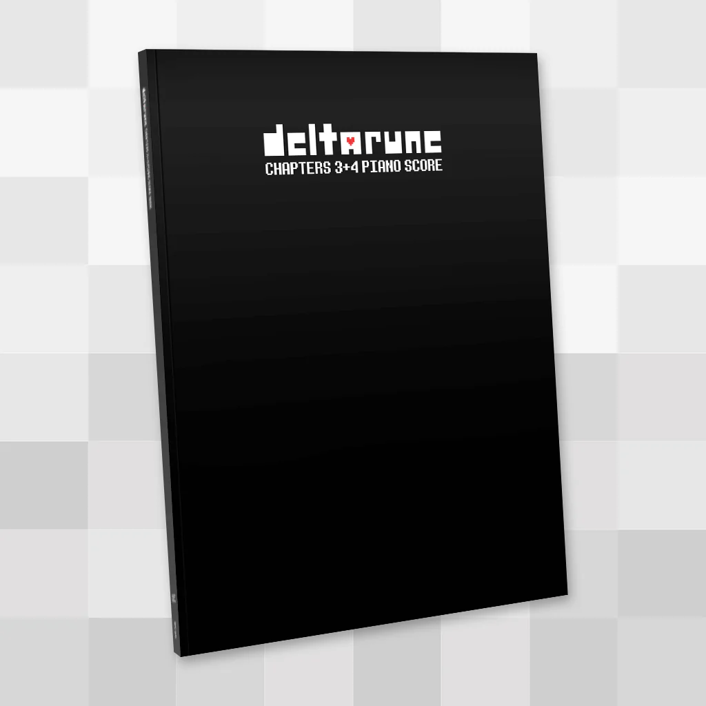 DELTARUNE Chapters 3+4 Piano Score Book