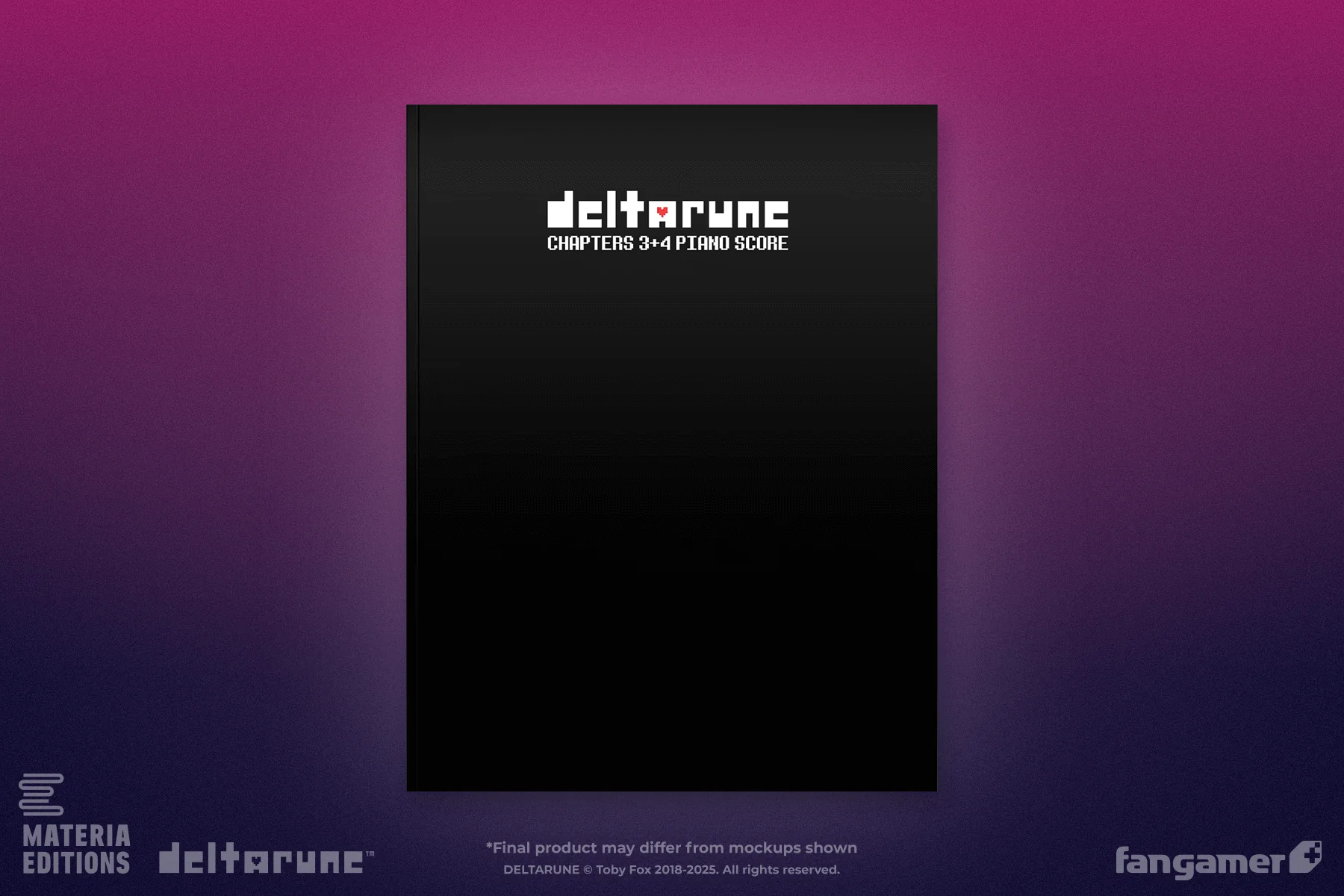 DELTARUNE Chapters 3+4 Piano Score Book - Image 3