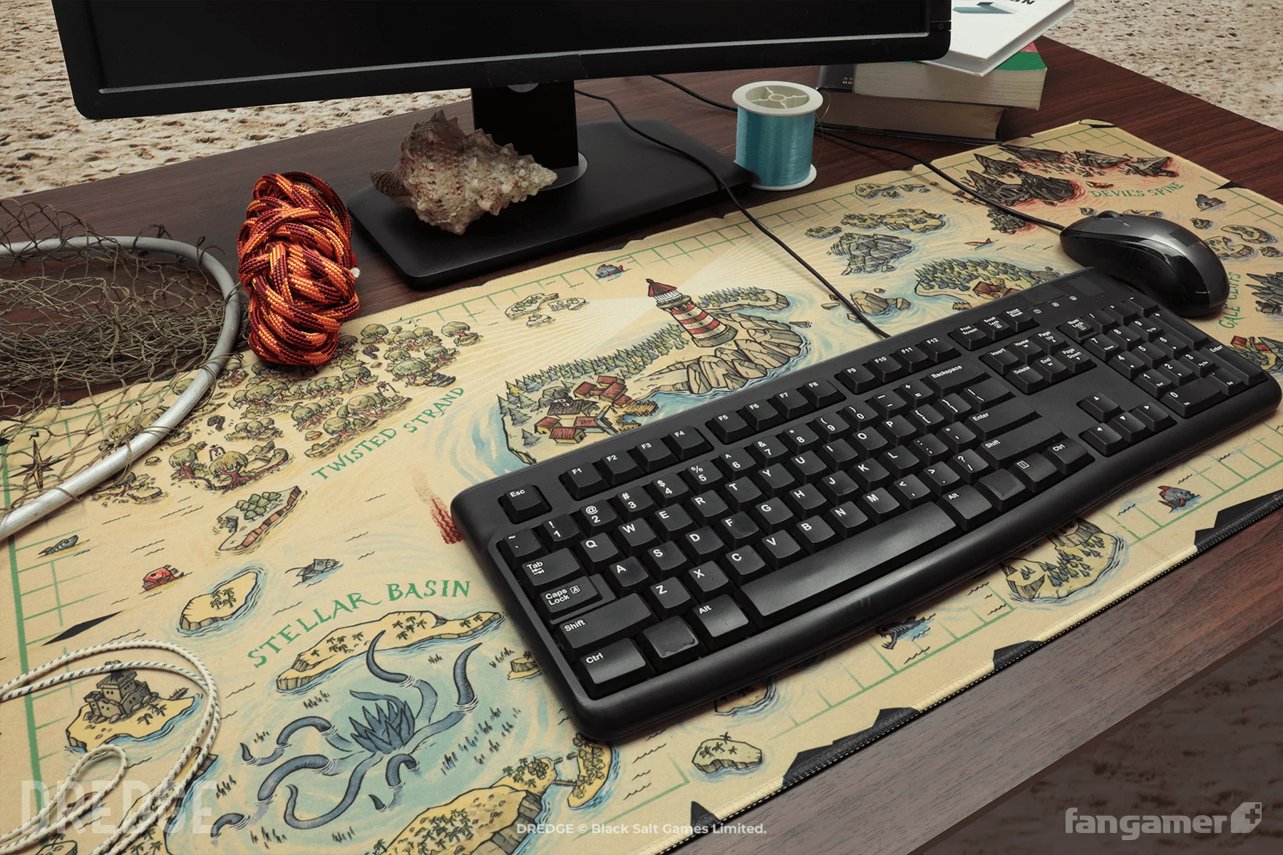 Fisherman's Map Desk Mat - Image 4