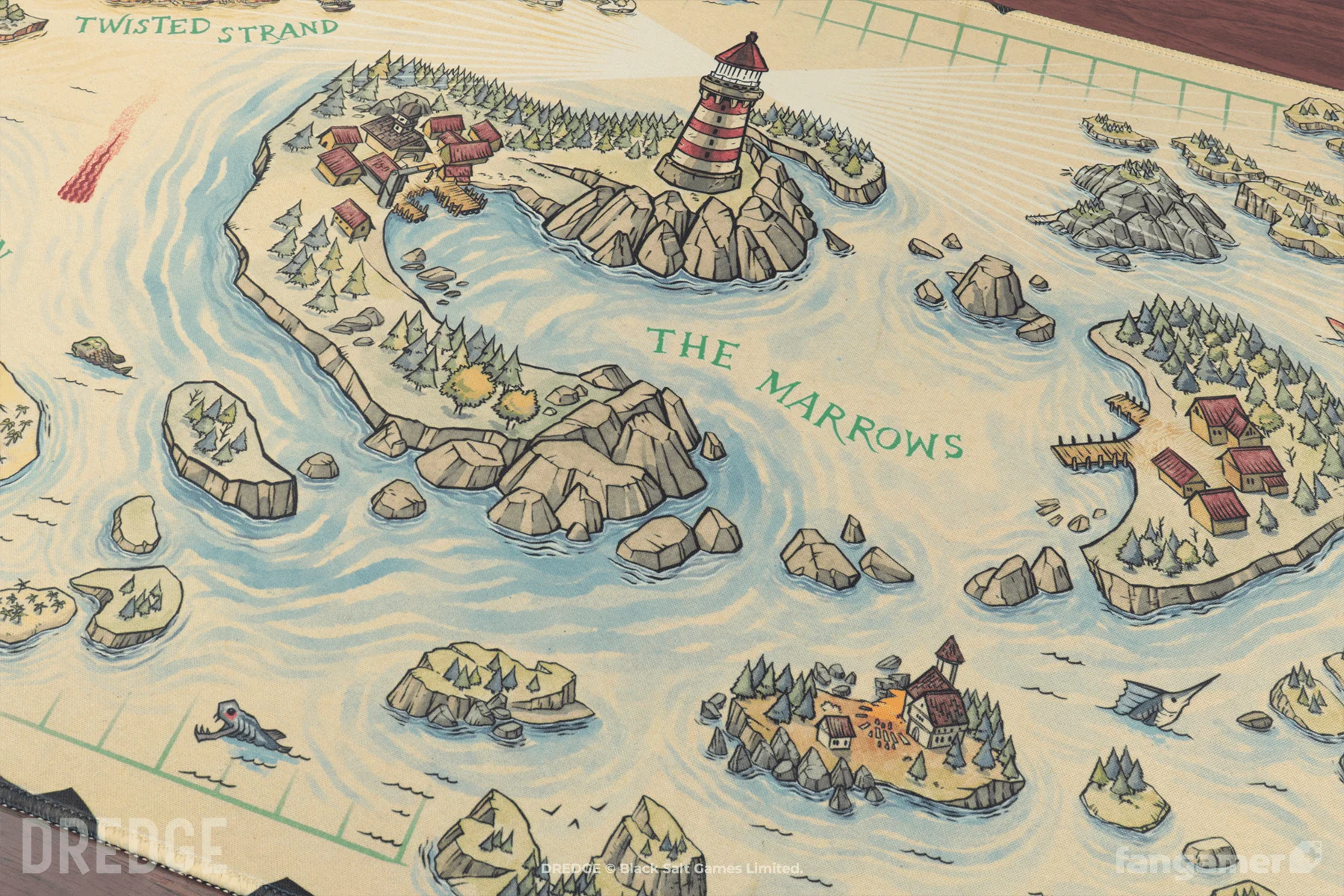 Fisherman's Map Desk Mat - Image 7