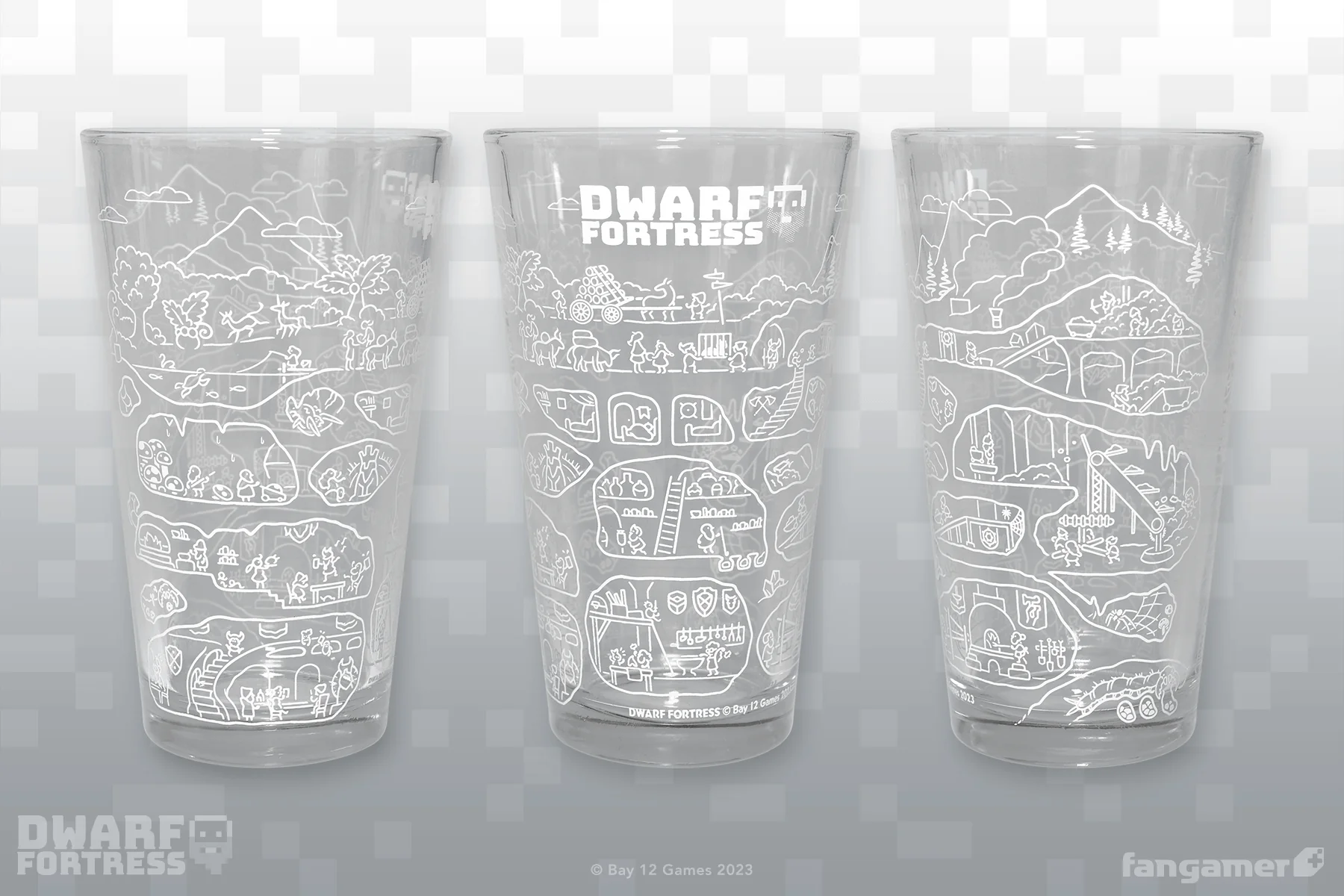 Fortress Cross-Section Pint Glass - Image 3