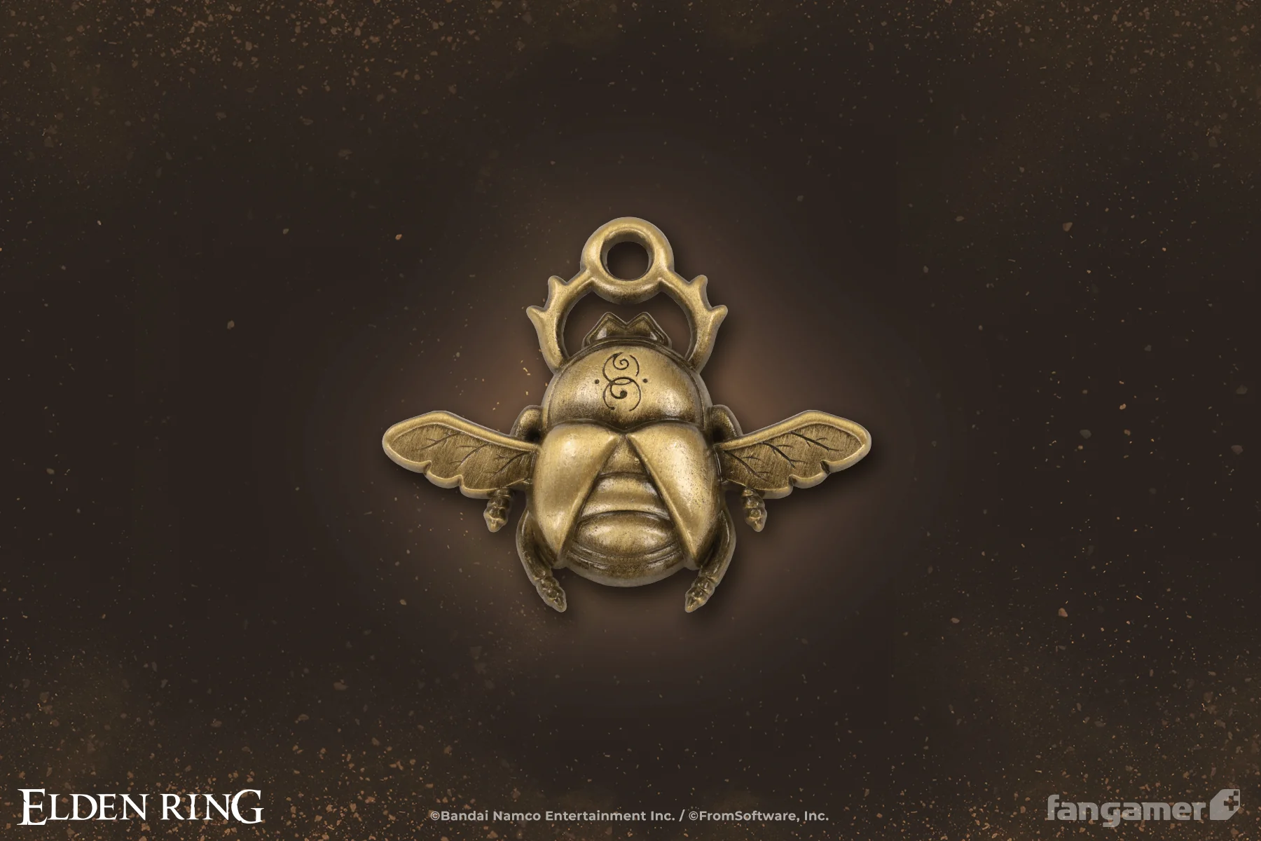 Gold Scarab Pin - Image 3
