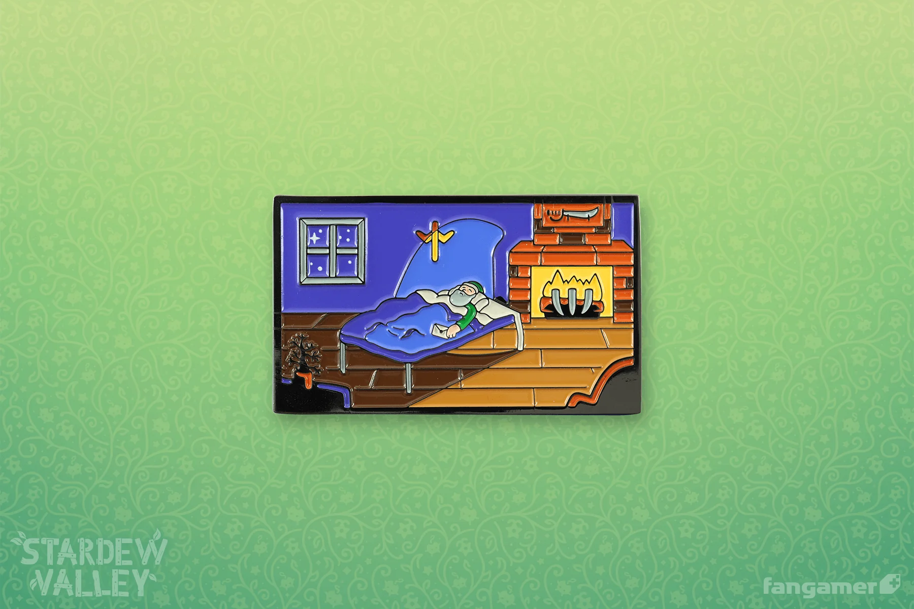 Grandpa's Bed Enamel Pin - Image 3