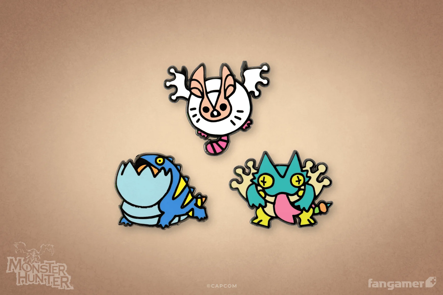 Wonk Monster Enamel Pin Set - Image 3
