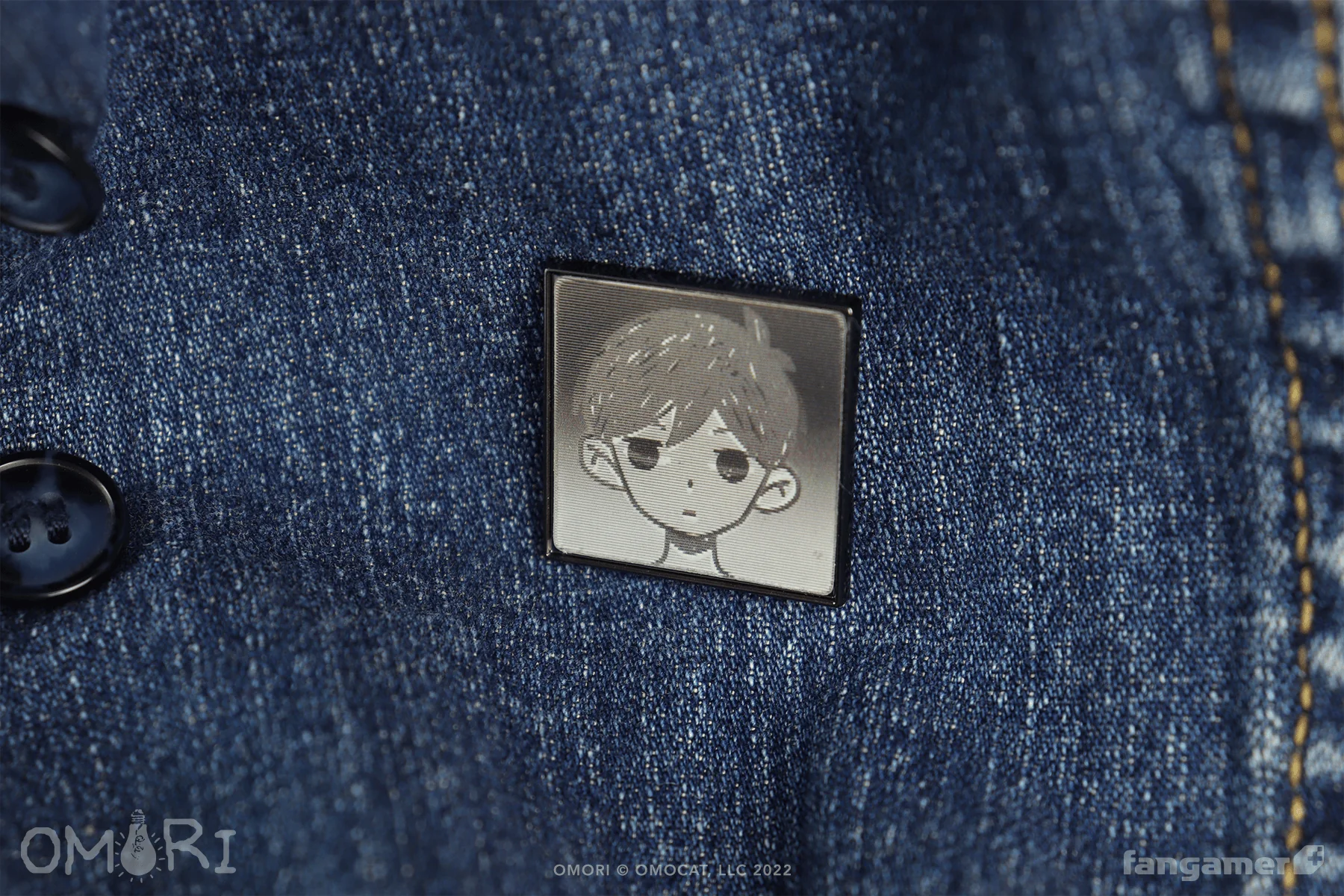 Invulnerable OMORI Lenticular Pin - Image 5