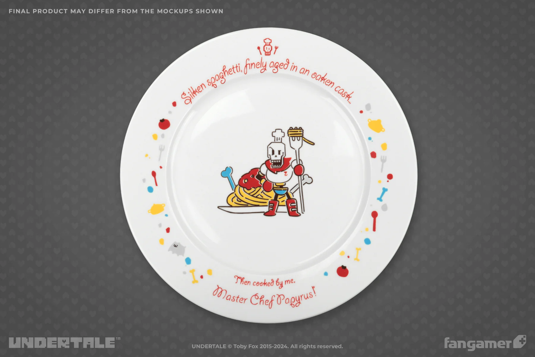Papyrus Date Commemorative Spaghetti Plate - Image 3
