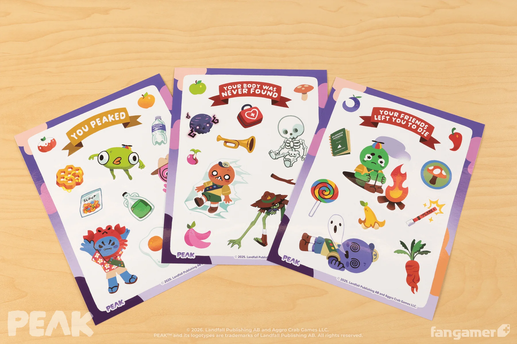 You Peaked Sticker Sheet Set - Image 4