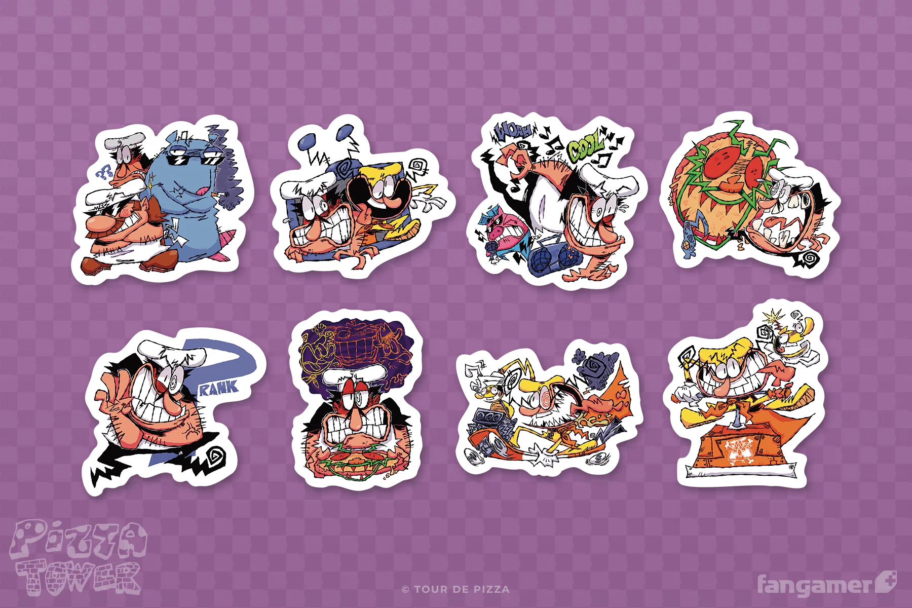 Pizza Tower Sticker Set - Image 3