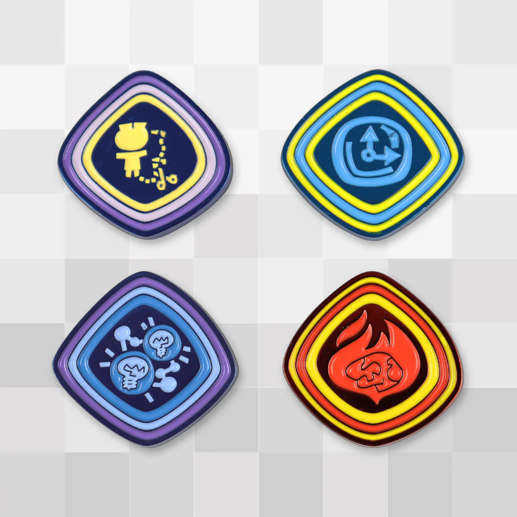 Psychonauts 2 Merit Badge Pin Set 1