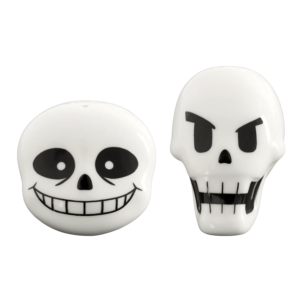Sans & Papyrus Salt & Pepper Shaker Set - Image 2