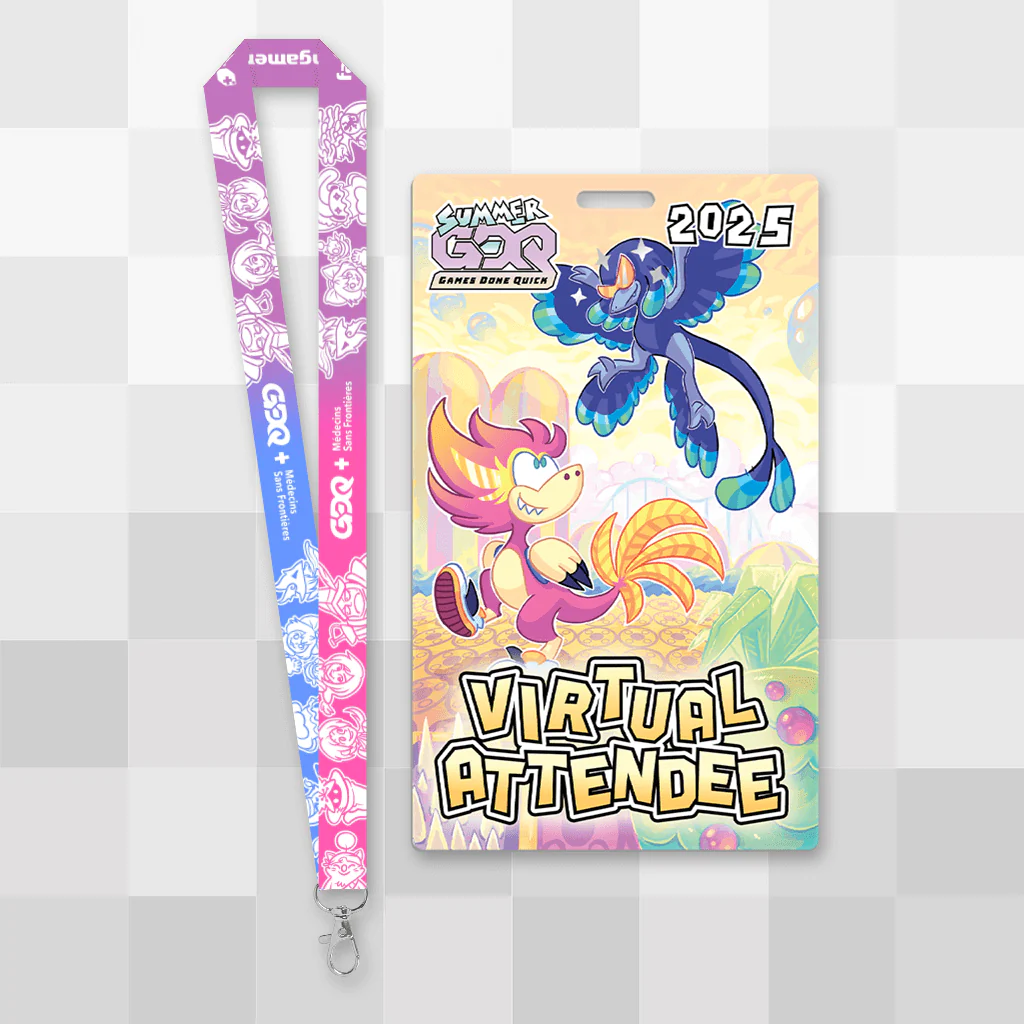 SGDQ 2025 Virtual Attendee Badge