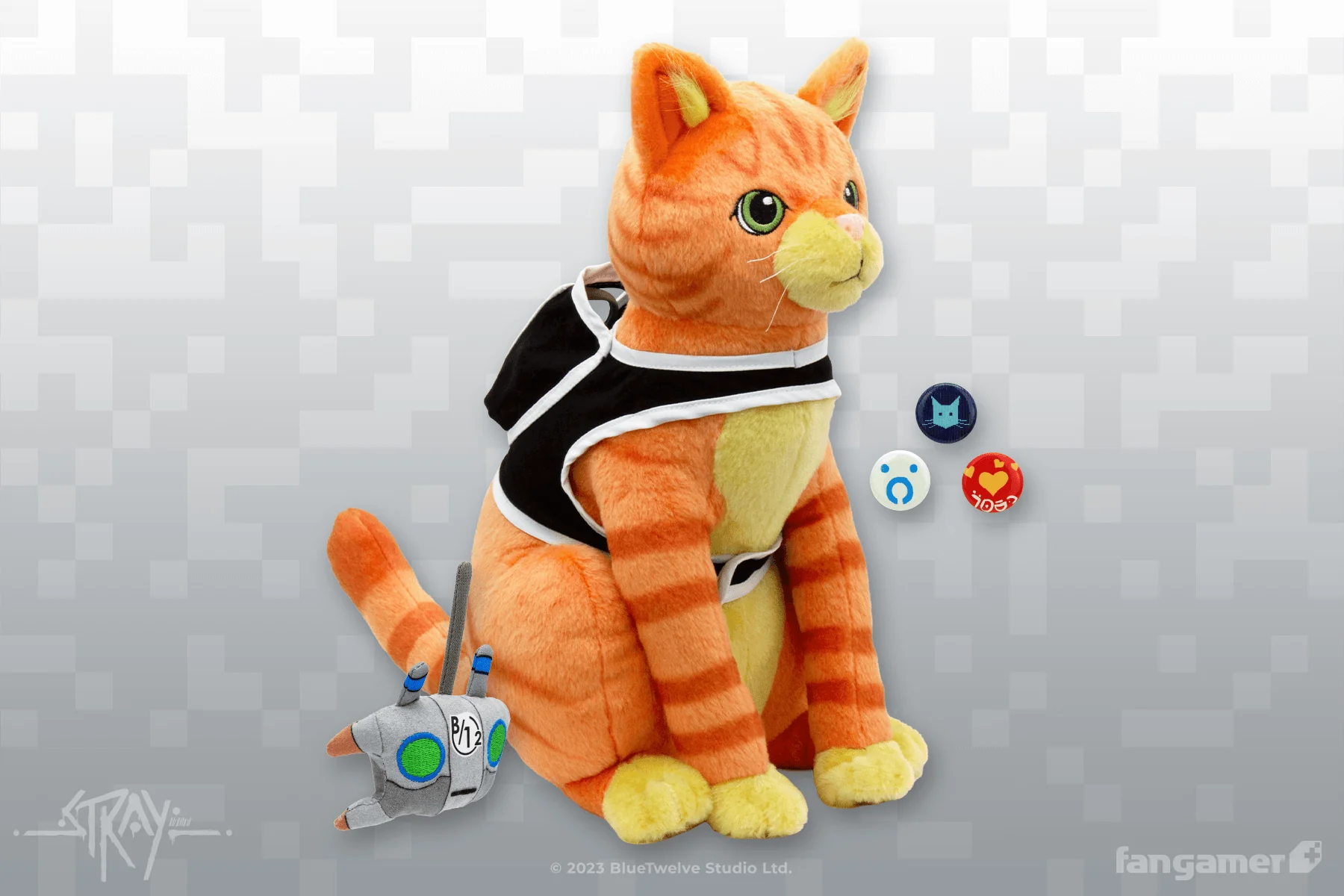 Cat and B-12 Plush Set - Image 3
