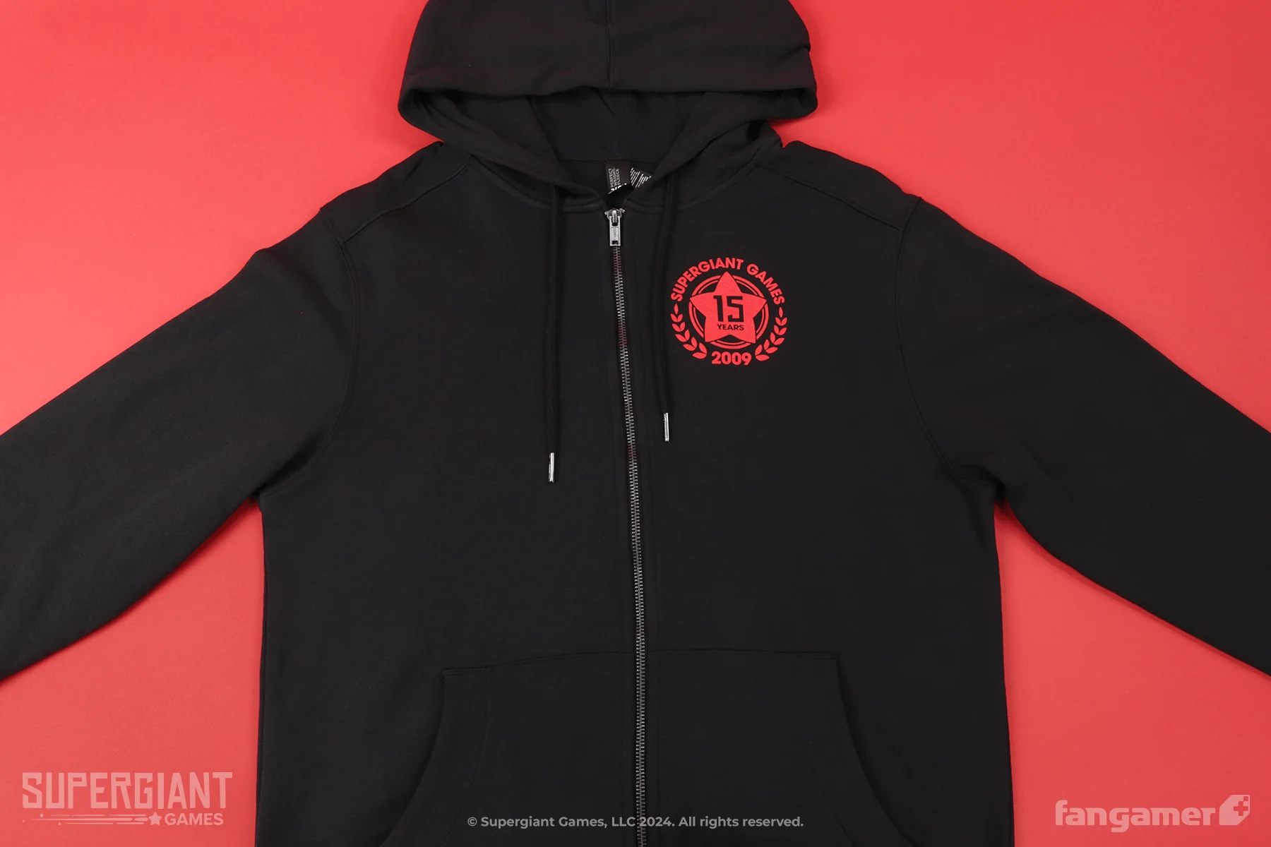 Supergiant Games 15th Anniversary Zip-Up Hoodie - Image 5