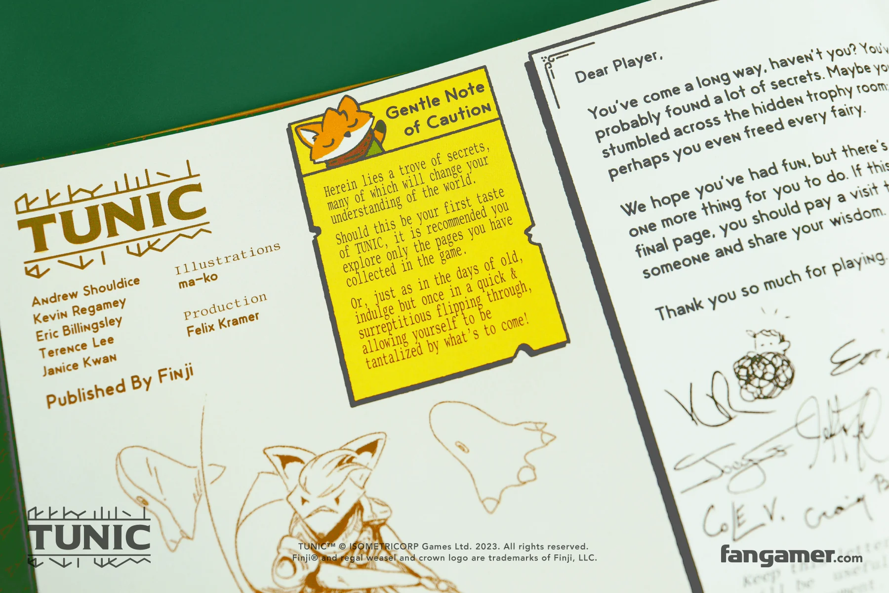 TUNIC Hardcover Instruction Book - Image 13