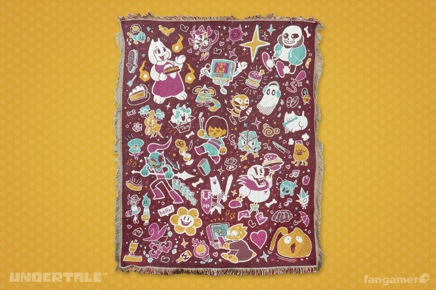 Friends and Foes Throw Blanket - Image 3