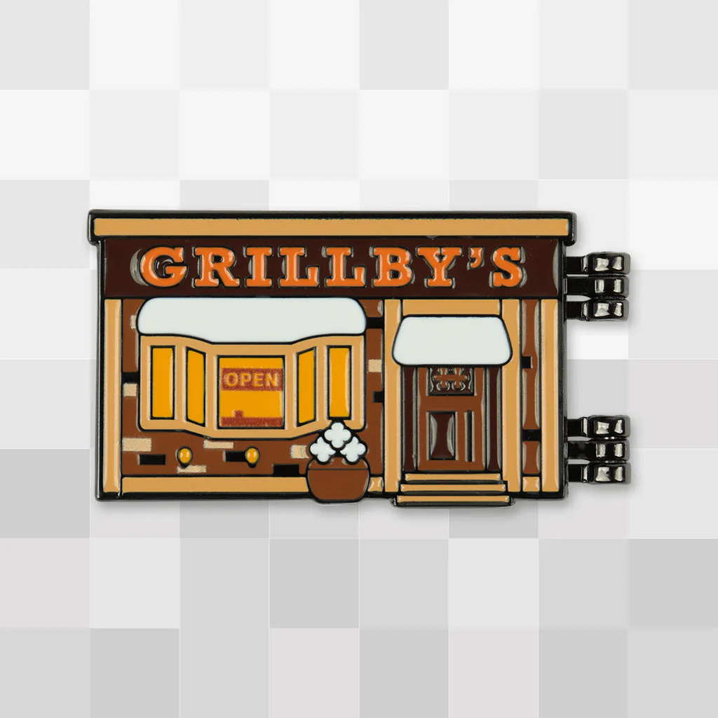 Grillby's Hinged Pin