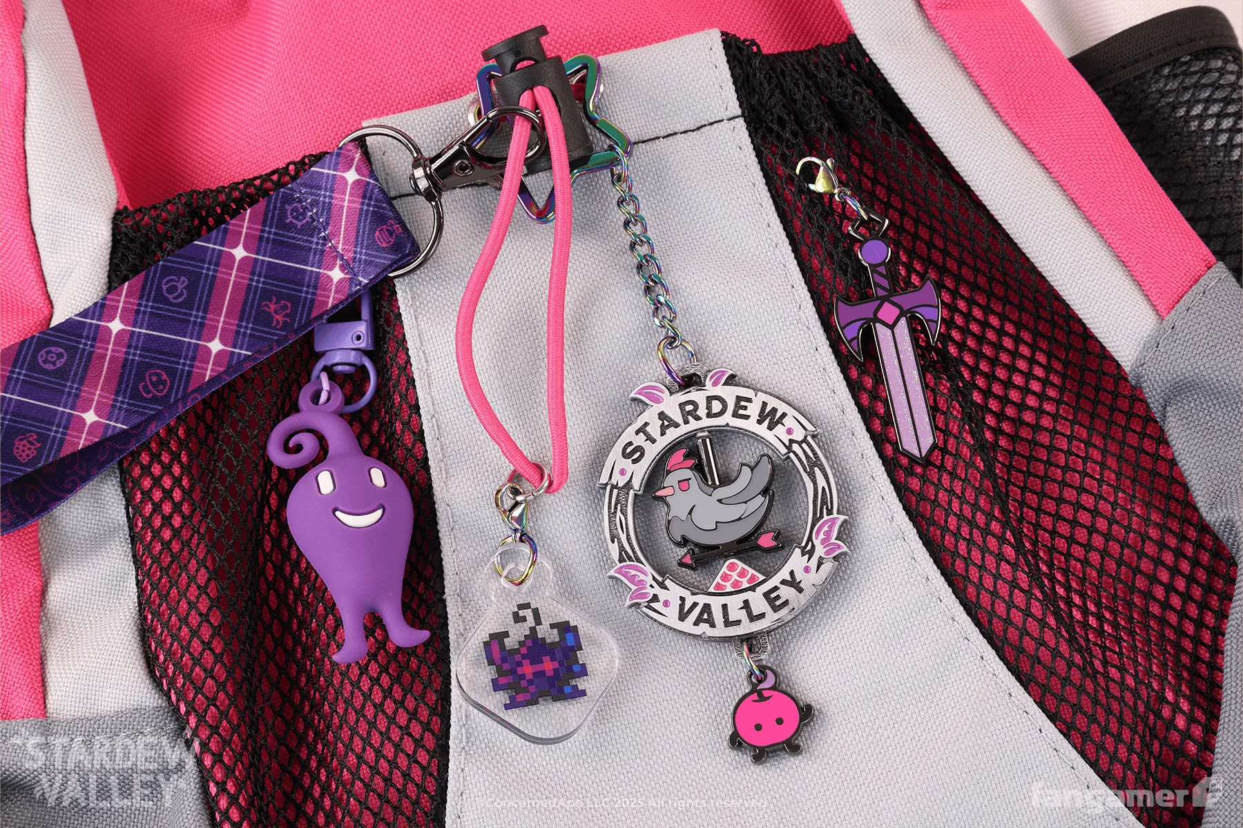Void Farmer Spinning Charm Keychain - Image 8
